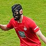 Fußballer mit Maske kennt bisher nur zum Schutz nach schweren Gesichtsverletzungen.