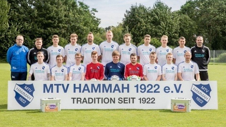 Der MTV Hammah II, hier noch mit Ex-Trainer Jörg Zakrzewski, belegt einen hervorragenden zweiten Rang.