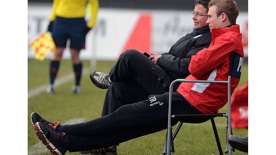 Keinesfalls zurücklehnen wollen sich SV Meppens Trainer Tommy Stroot und die Sportliche Leiterin Maria Reisinger.  F: Doris Leißing