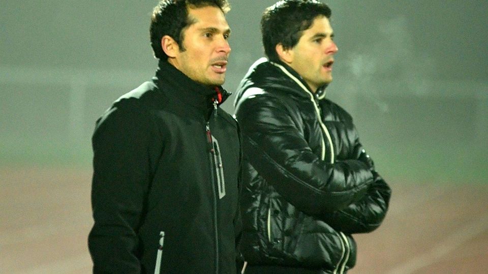 Plattlings ehemaliges Trainerduo - nach dem Rauswurf von Marco Gigliola (li.) erklärt Andreas Kölbl seinen Rücktritt F: Leifer