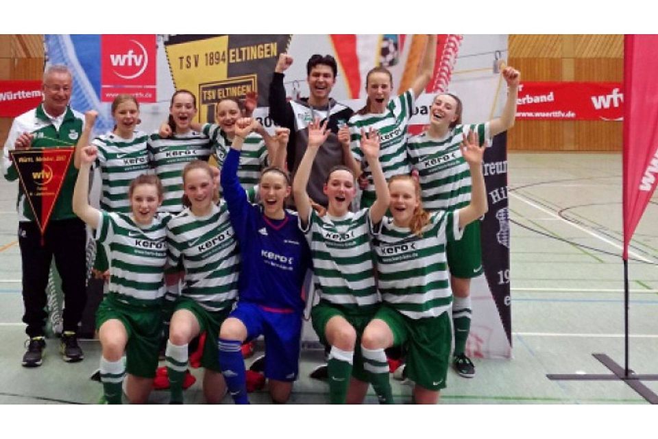 Die B-Juniorinnen des SV Alberweiler haben das Triple bei der württembergischen Futsalmeisterschaft perfekt gemacht. Foto: Privat