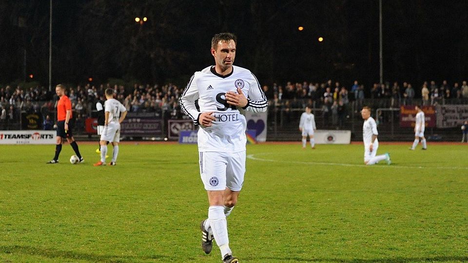 Micha Fuß traf gegen Wilmersdorf doppelt. Foto: Christoph Lehner