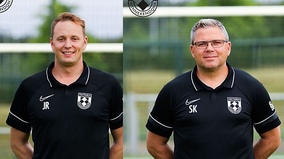Sven Kleuskens  und Johannes Rankers trainieren ALigist Viktoria Winnekendonk.