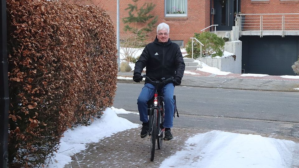 Wolfgang „Schorsch“ Kappelmann ist häufig mit seinem Fahrrad unterwegs. 