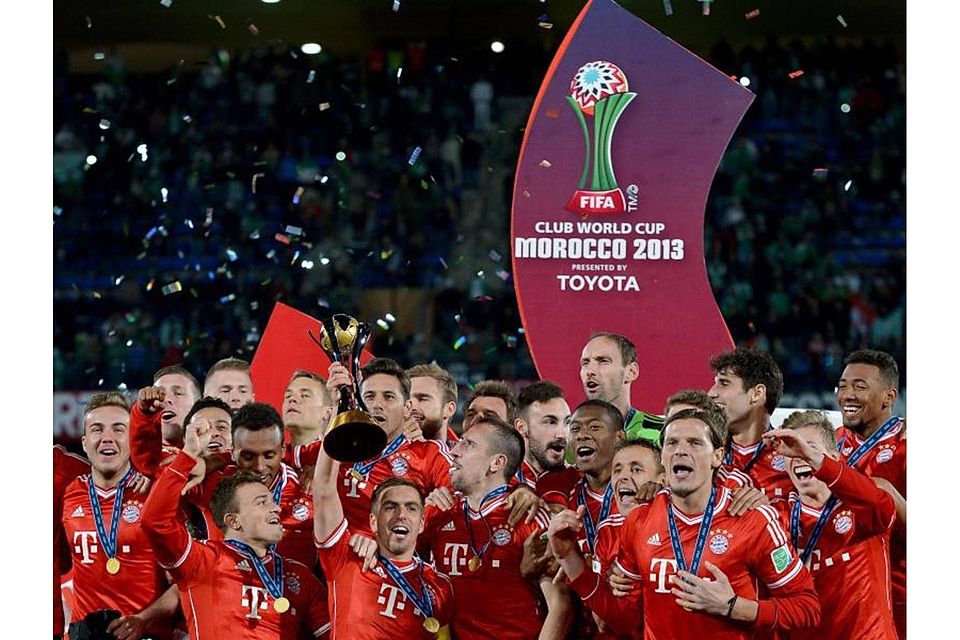 Die Münchner feierten den Gewinn der Club-WM. Foto: David Ebener