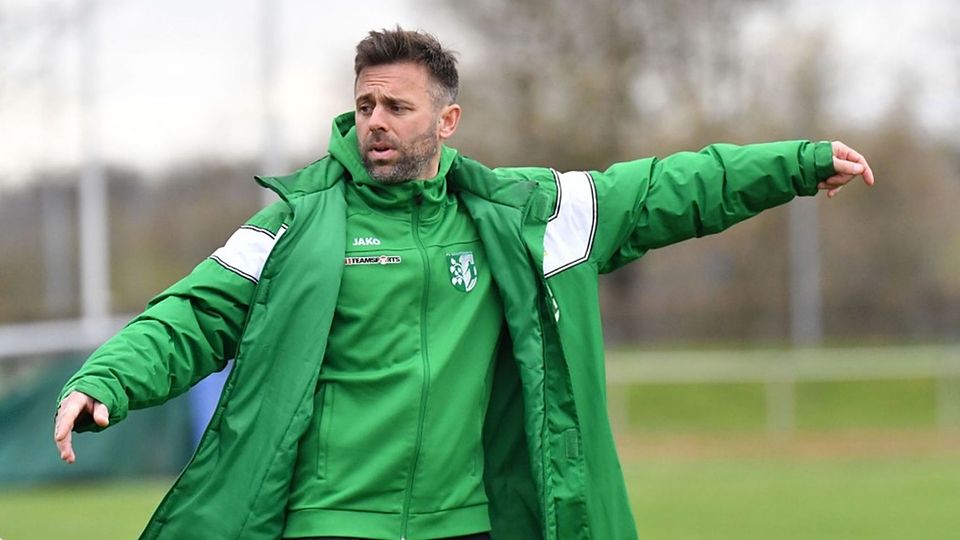 War in Bühl mit seinem Team zufrieden: der Schutterwälder Trainer Manuel Vollmer.