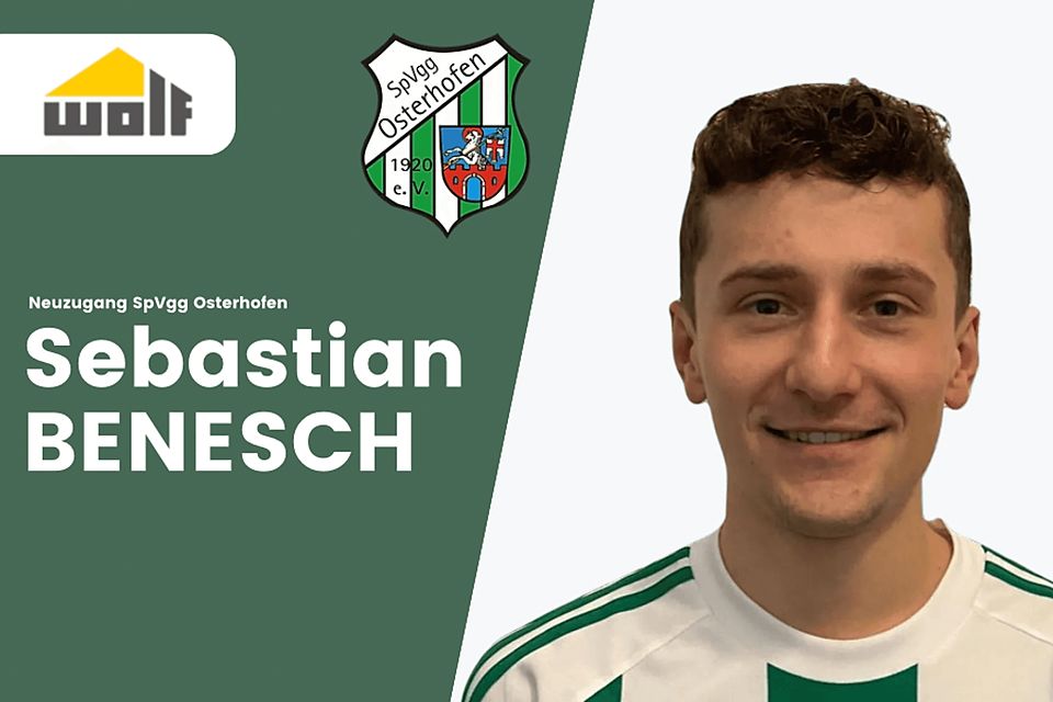 Sebastian Benesch übernimmt bei der SpVgg Osterhofen zur neuen Saison den Co-Spielertrainerposten