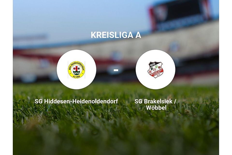 SG Hiddesen-Heidenoldendorf gegen SG Brakelsiek / Wöbbel