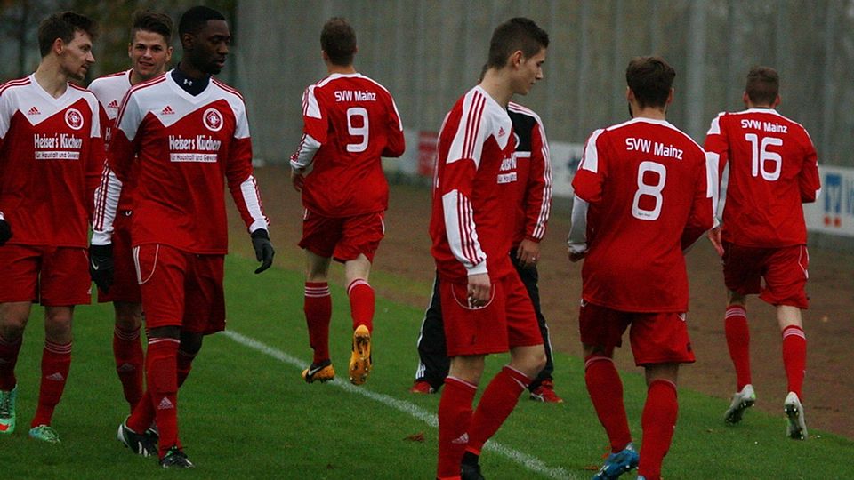Nach zwischenzeitlichem Hoch folgte eine Niederlagenserie für SVW Mainz. In der Rückrunde soll es aufwärts gehen.Archivfoto: Dinger.