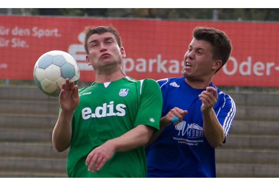 Union Fürstenwalde und der FSV Luckenwalde trennten sich Unentschieden. F: Sven Bock Union Fürstenwalde und der FSV Luckenwalde trennten sich Unentschieden. F: Sven Bock