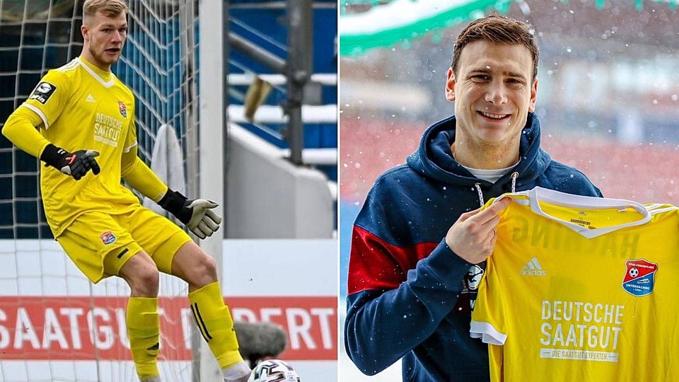 Nico Mantl (li.) könnte Haching noch im Winter verlassen. Mit Jo Coppens hat die SpVgg einen erfahrenen Ersatz verpflichtet.