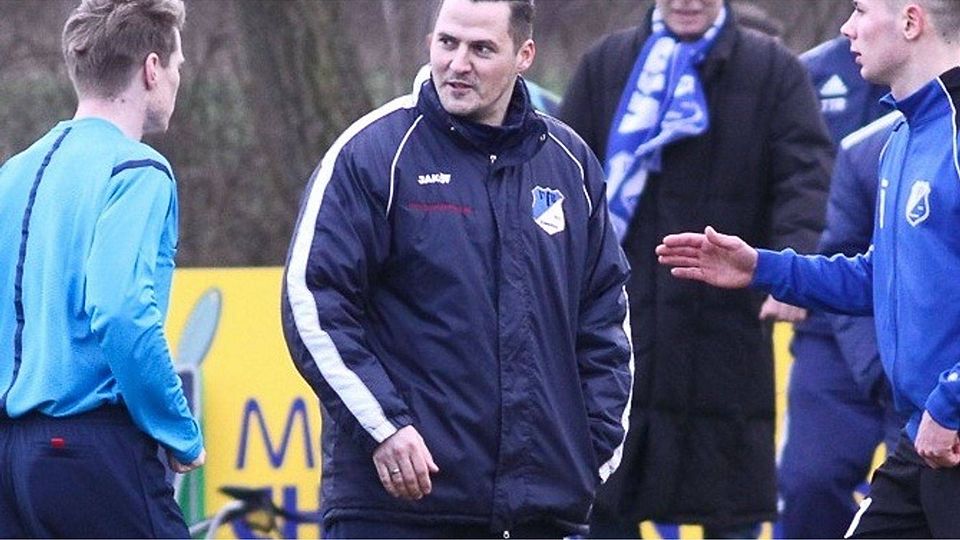 Krieschows Trainer Toni Lemke. F: Bock