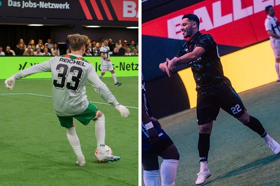 Niklas Reichel und Turgay Akbulut: Zwei Fußballer aus der Region laufen bei der Baller League auf.