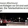 Die Polizei in Dortmund hielt die Menschen via Twitter auf dem Laufenden. Foto: Twitter