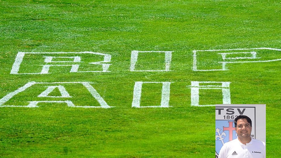 Beim TSV Wertingen gedachten die alten Kollegen dem verstorbenen Ali Dabestani selbst auf dem Rasen.