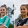 Zufrieden mit ihrer Mittelfeldspielerin: Trainer Franziska Hein (r.) fand lobende Worte für Monika Stöger (l.).