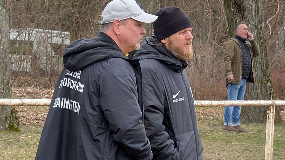 Friedrichshain Trainerstaff beim Spiel gegen Teutonia II