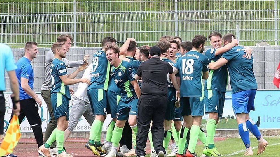 Der VfR Garching zeigt Zusammenhalt F: Buchholz