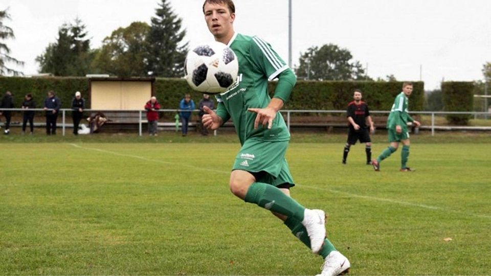 Timo Grau verpasste keine Spielminute. F: Matthias Streit / SV Moßbach