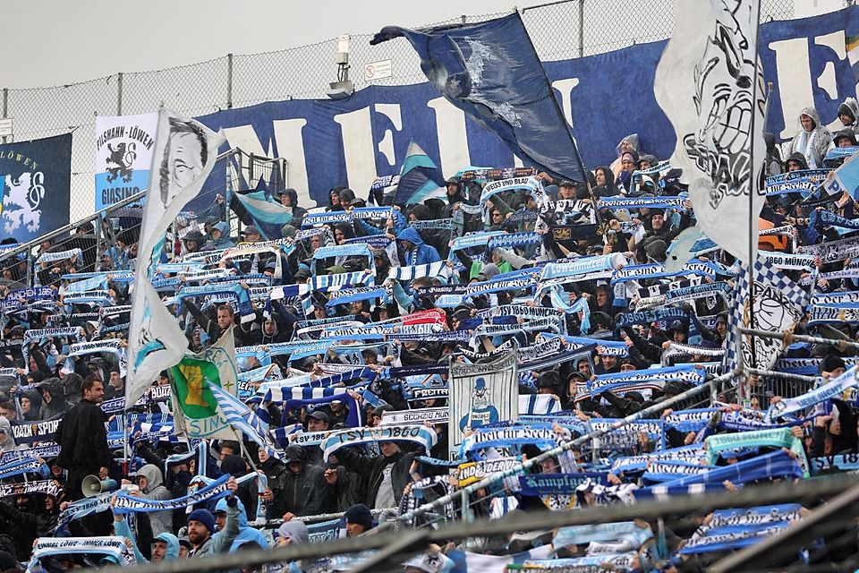 Hemmt die „Wucht“ von den Rängen? Der TSV 1860 hat in dieser Saison erst ein Heimspiel gewonnen, aber schon vier verloren.