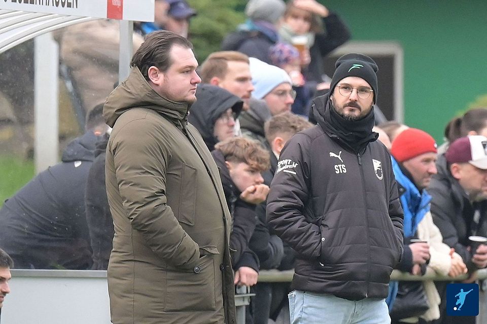 Steffen Schieck (r.) hört nach der Runde auf. Sein derzeitiger Co-Trainer Niklas Kissel (l.) wird sein Nachfolger als Chefcoach.