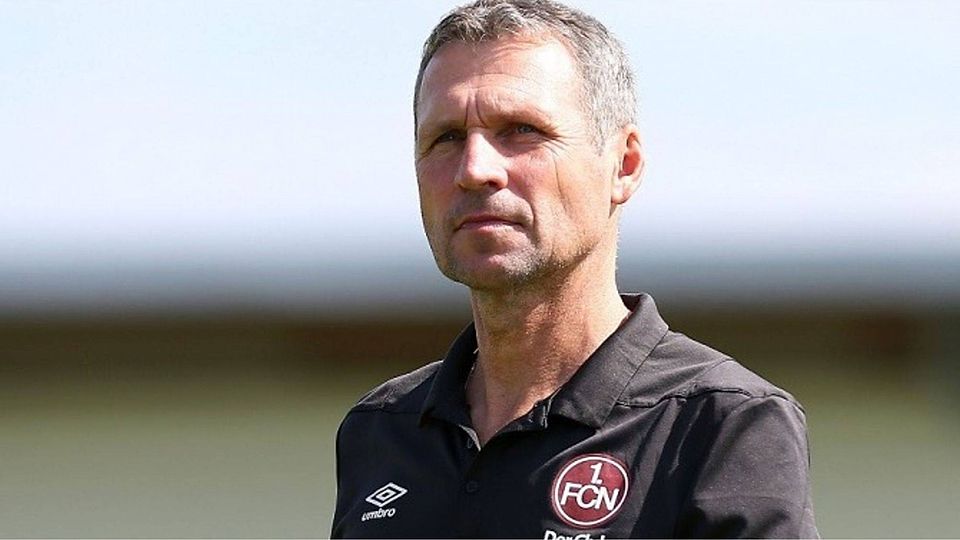Reiner Geyer verlässt den 1. FC Nürnberg II und stellt sich der Herausforderung österreichische Bundesliga. F: Weiderer