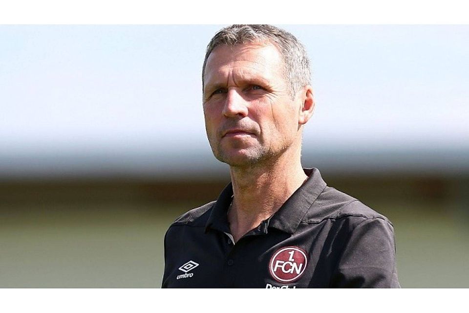 Reiner Geyer verlässt den 1. FC Nürnberg II und stellt sich der Herausforderung österreichische Bundesliga. F: Weiderer