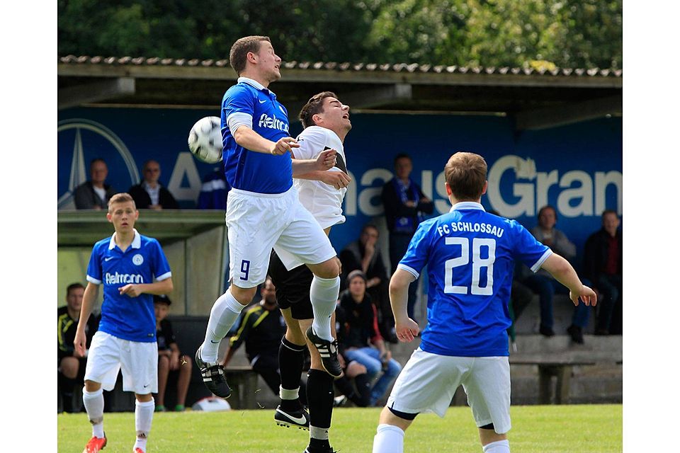 Der FC Schloßau musste sich dem FV Mosbach mit 4:3 geschlagen. Archiv Foto: Weindl