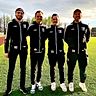 Sportliche Leitung des SV Gottenheim v.l.: Niklas Saier, Hannes Kieber, Sven Ambs, Pius König