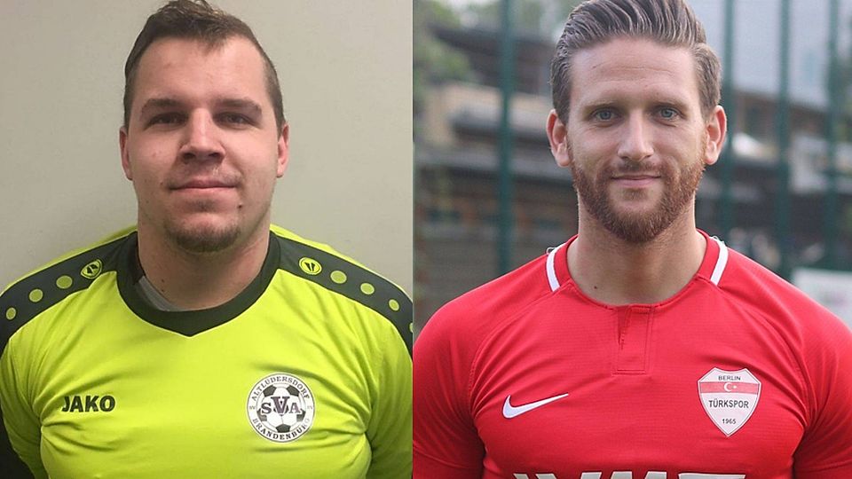 Einer ist gegangen, ein Anderer kommt vielleicht zurück nach Altlüdersdorf: Keeper Philipp Pommerening und SVA-Ex-Kaapitän Chris Stoeter (r.).