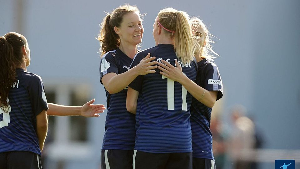 Über vier Treffer konnten sich die Isselerinnen in der Partie gegen Ober-Olm freuen. 