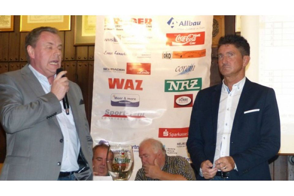 Günther Oberholz (rechts) im Gespräch mit Thorsten Flügel. F: Sascha Köppen