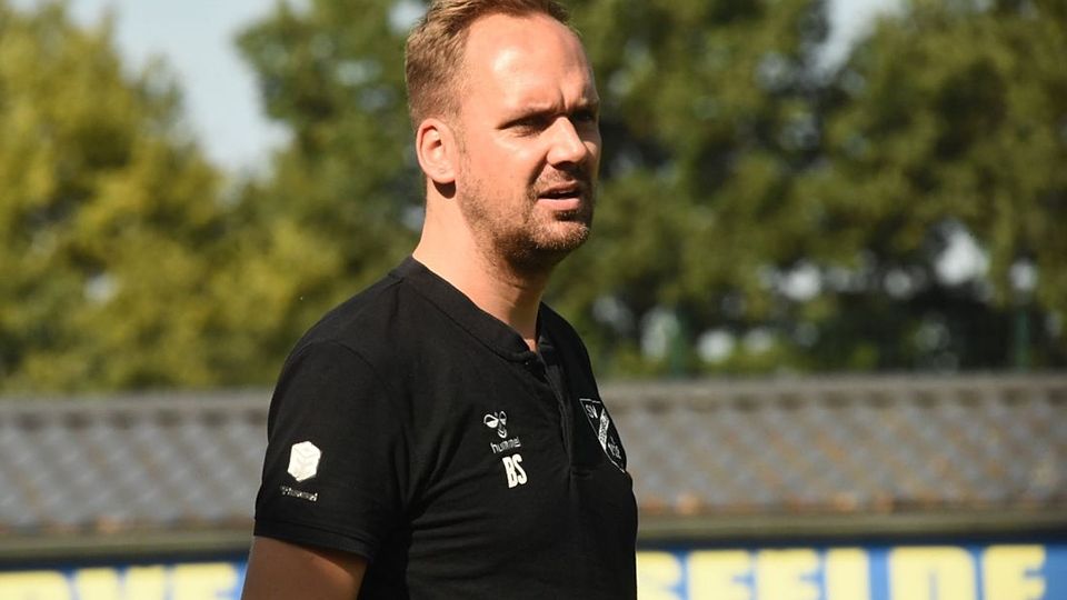 Trainer Björn Sörensen und der SV Todesfelde wollen unbedingt den Pokal holen. 