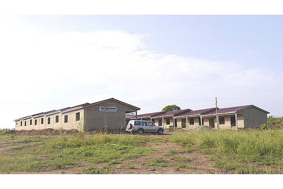 Innerhalb von vier Monaten wurde die neue Schule "Farm of Hope" in Accra erbaut.
