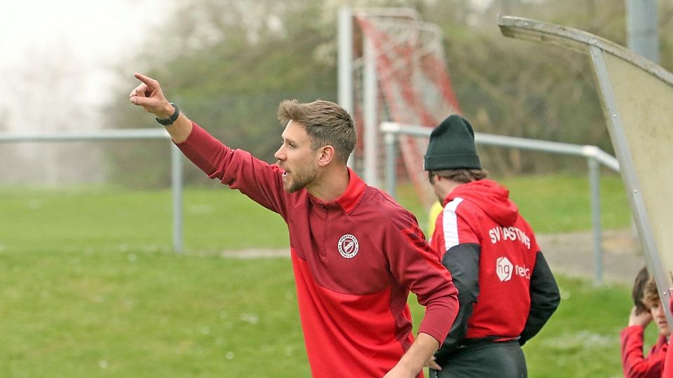 SVR-Trainer Johannes Franz im Spiel gegen den BCF Wolfratshausen.