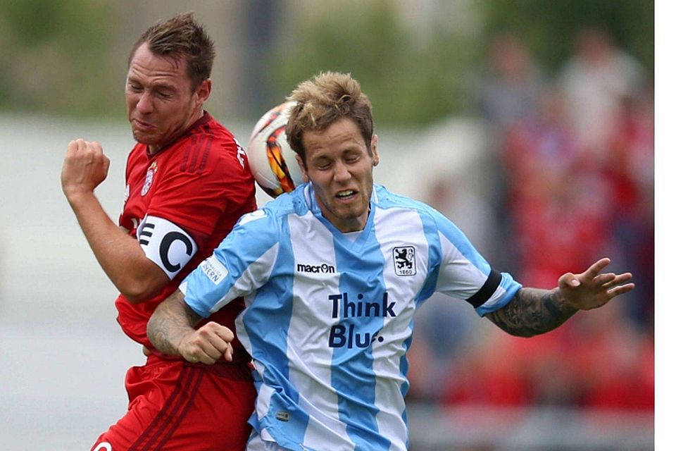 Fabian Hürzeler im Dress des TSV 1860 MünchenII gegen den FC Bayern München II  Christina Pahnke / sampics 