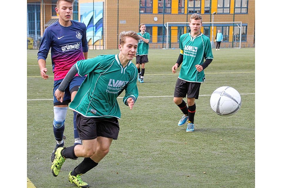 Tobias Möser erzielte den 1:0-Siegtreffer für die Laager B-Junioren gegen den FSV Dummerstorf. Foto: Ralf Hecker