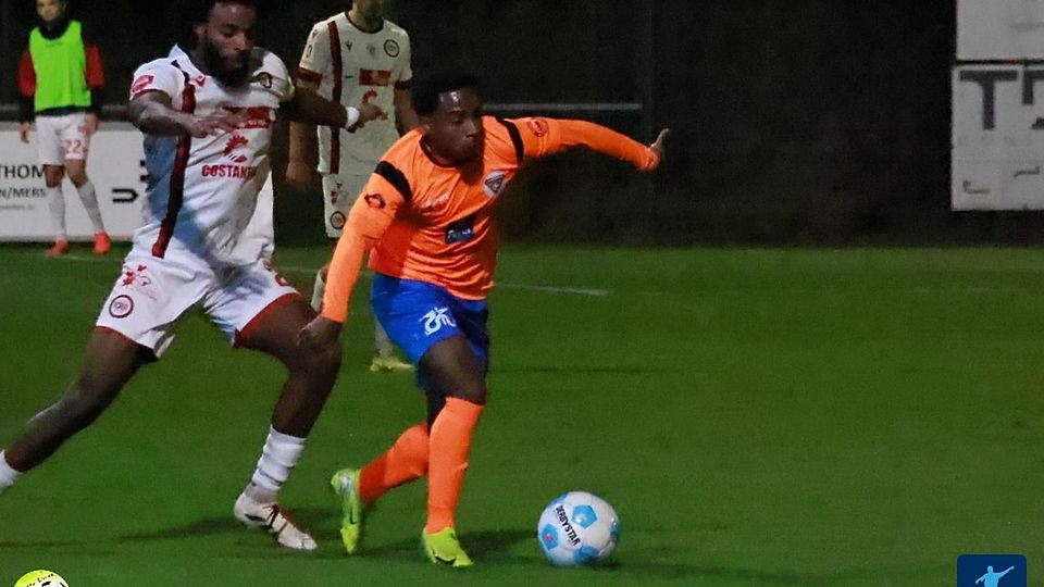 Zweitligist Lorentzweiler (in orange) verlangte Erstligist Rodange alles ab 