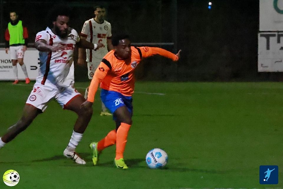 Zweitligist Lorentzweiler (in orange) verlangte Erstligist Rodange alles ab 