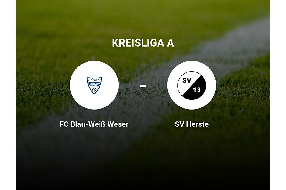 FC Blau-Weiß Weser gegen SV Herste