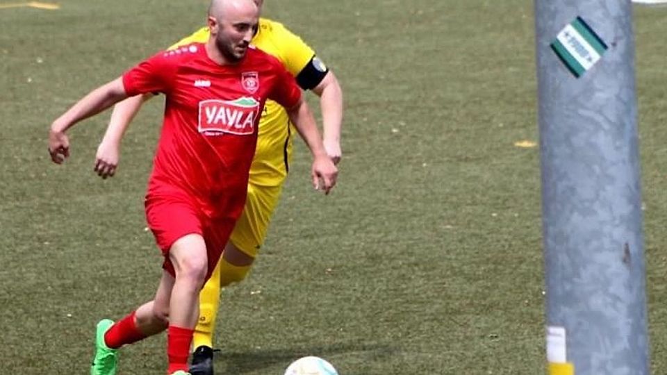 Samed Yesil schoss zwei Tore im Pokal für Anadolu Türkspor Krefeld.