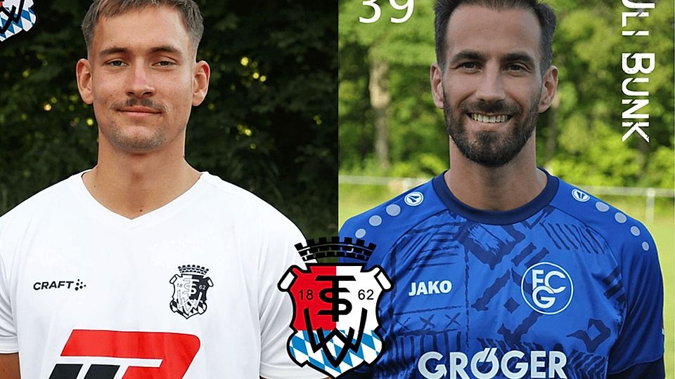 Tjark Dannemann (links) wird im Sommer auf der Trainerbank des TSV Wertingen von Uli Bunk abgelöst.