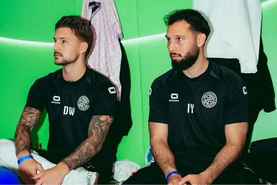 Halil Ibrahim Yilmaz (rechts) und Dominik Wüst sind nicht mehr für den SV Hummetroth aktiv. Stattdessen kicken sie in der Icon League.