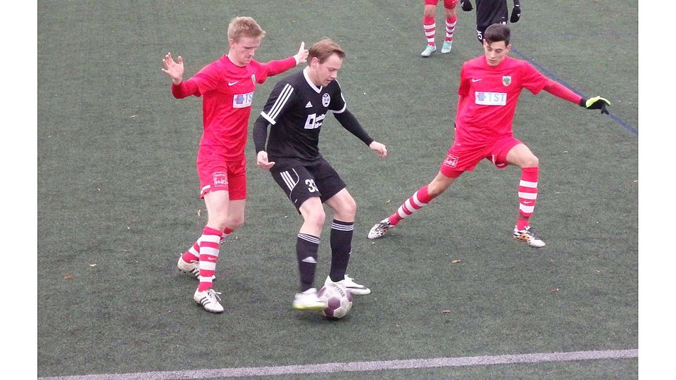 Für den Einsatz nicht belohnt: Der VfL Fontana Finthen musste sich der Reserve von Wormatia Worms knapp geschlagen geben. (Bild: M.F.)