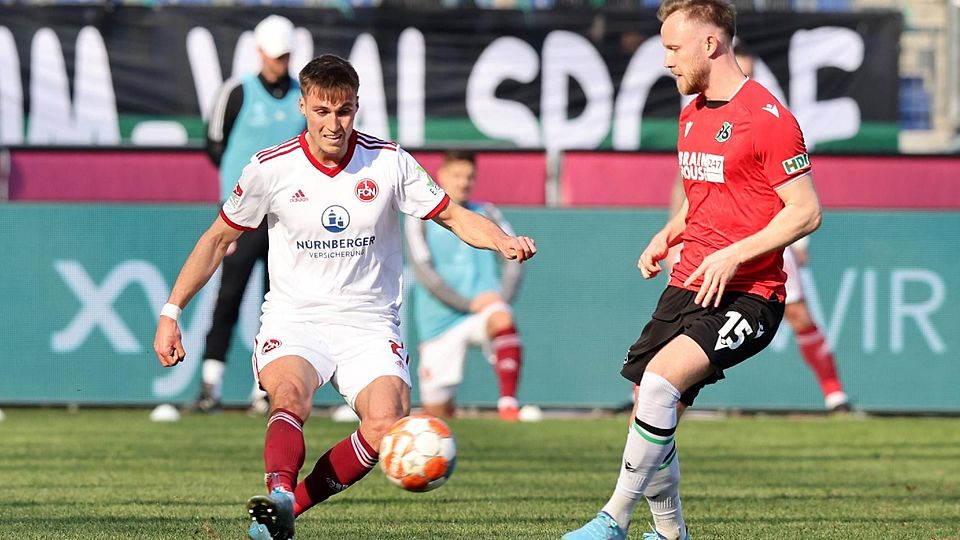 Kilian Fischer reitet mit dem 1. FC Nürnberg zurzeit auf der Erfolgswelle.