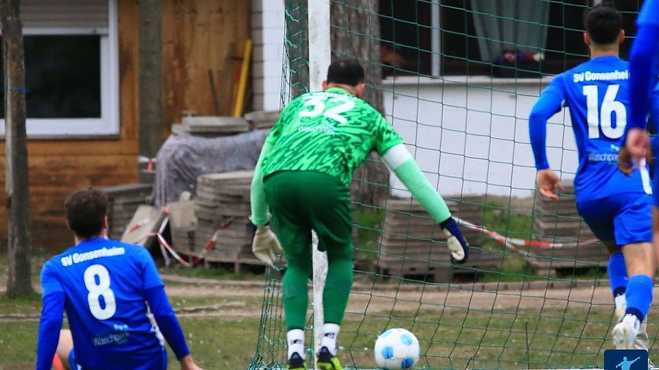 Dem 0:1 können die Gonsenheimer nur noch hinterher gucken.