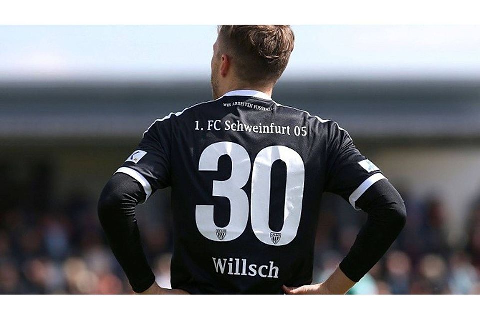 Abschied mit Wehmut: nach zwei Top-Jahren verlässt Marius Willsch den 1. FC Schweinfurt 05 wieder Richtung München.F: Weiderer