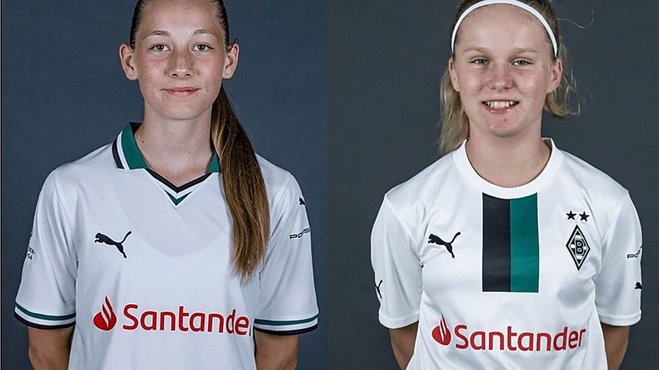 Fiona Itgenshorst (links) und Mia Giesen (rechts) waren für den DFB aktiv.