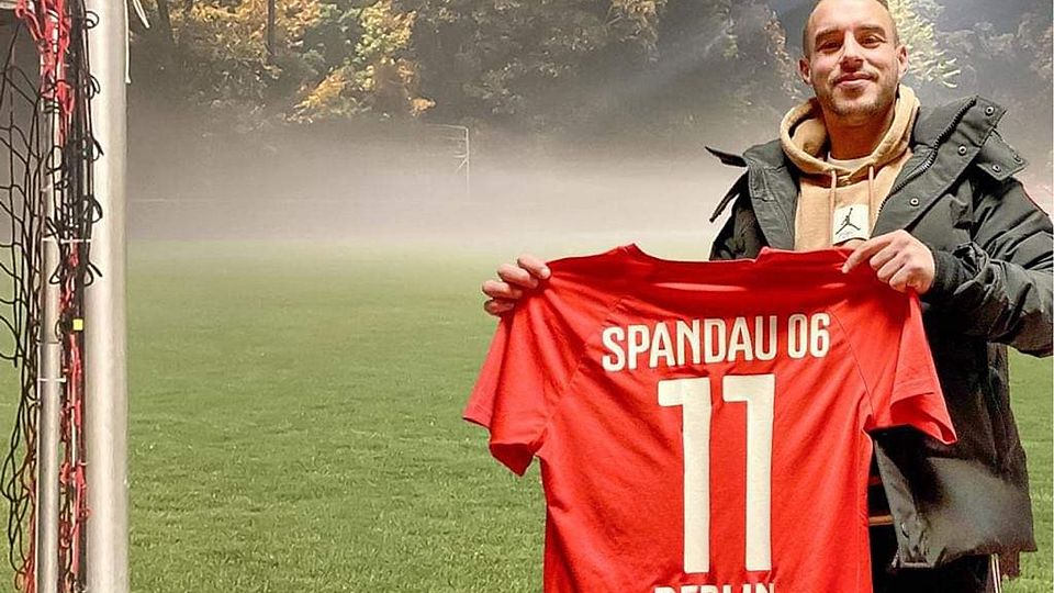 Hamdi Chamkhi läuft am Wochenende bereits für den FC Spandau 06 auf 
