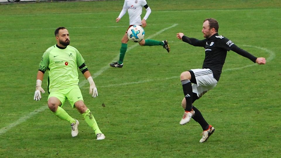 Das 0:2 konnte Torhüter Dennis Motzer im Heimspiel gegen den SV Oberrieden zwar verhindern, trotzdem ging er mit der SG Amberg/Wiedergeltingen leer aus.